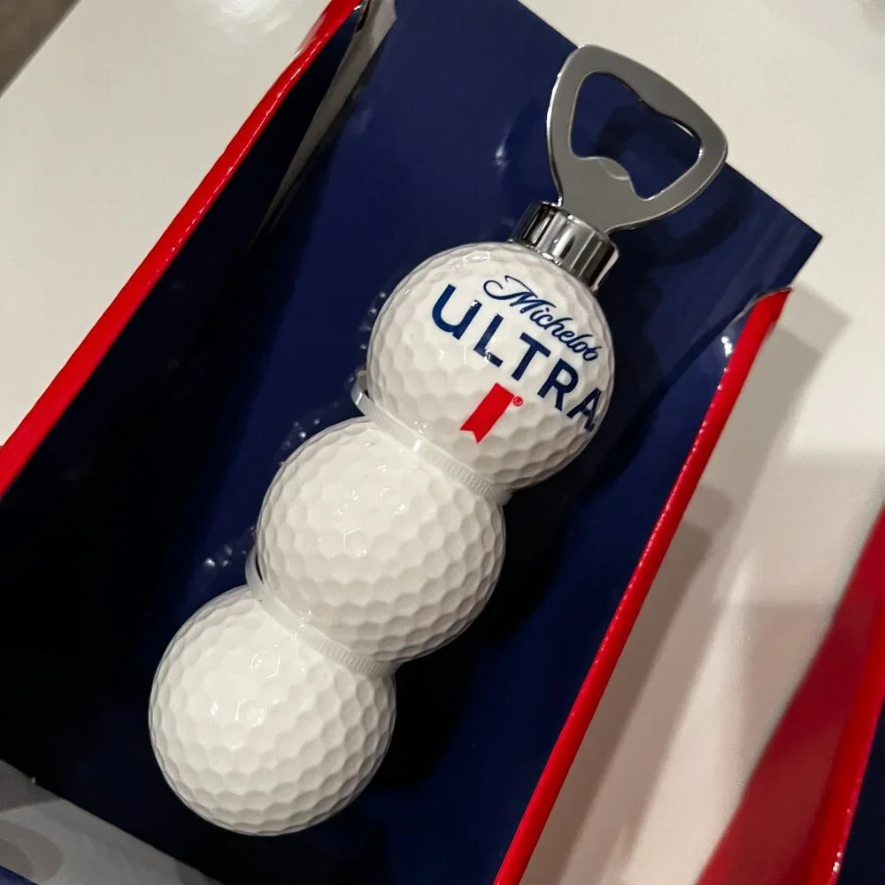 Beer Bottle Openers (Michelob Ultra - Golf Themed)  (Set of 2‎ / new) (h/x)